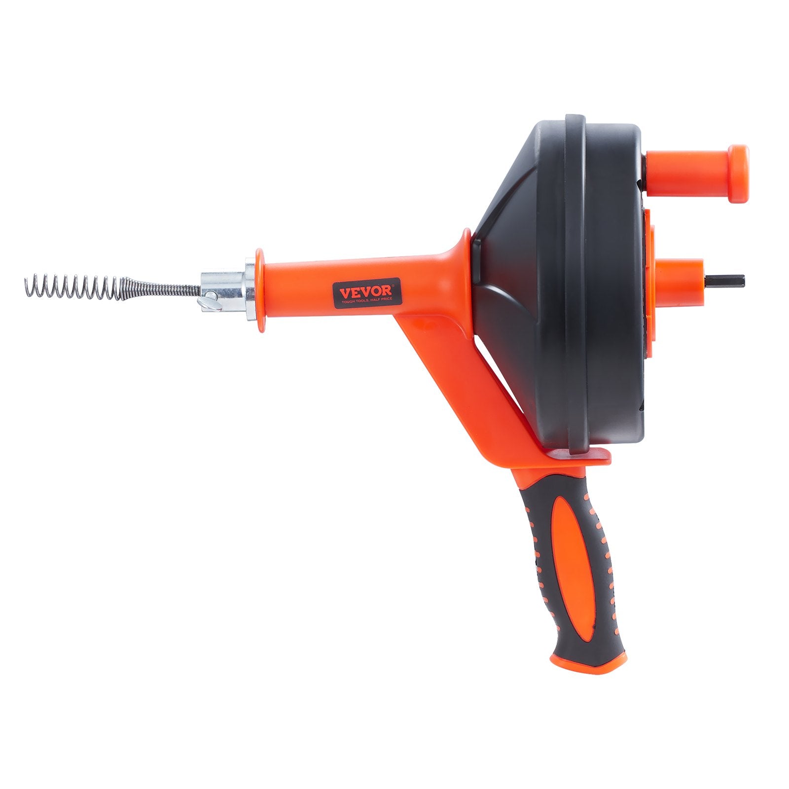 Drain Auger 25Ft, Plumbing Snake With Drill Attachment, Plumbers Snake Drain Clog Remover For Kitchen Bathroom Shower Sink With Protective Hose And Gloves